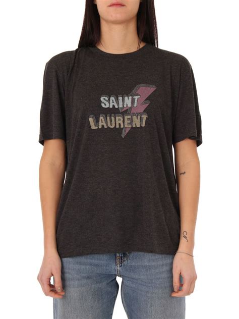 yves saint laurent t shirt lightning|Saint Laurent graphic t shirt.